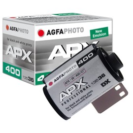 AgfaPhoto APX400 Black / White Film 400 ASA for up to 36 Pictures Including Complete Development of Pictures by Letter Post in Postcards Size 10 x 15 cm