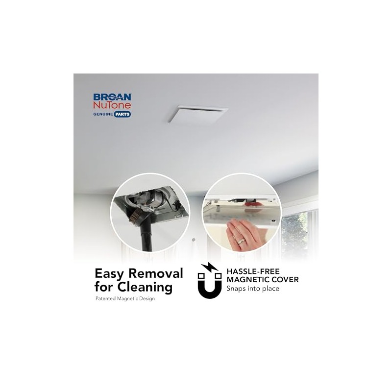 Broan-NuTone RCM700 Magnetic Universal CleanCover™ Bath Fan Replacement Grille