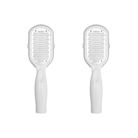 NOLITOY Foot Scrubber for Dead Skin, 2Pcs Stainless Steel Heel Dead Skin Foot File for Efficient Removal Metal Foot Grater