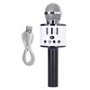 Q88 Microphone Wireless Bluetooth Karaoke LED Portable Handheld Black for