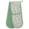 Double Oven Gloves - Organic Cotton - Floral Design -