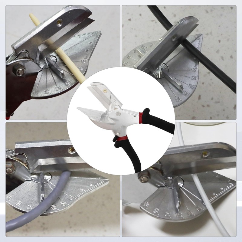 Miter Shears,Angle Mitre Shear Cutter with 20 Replacement Blades and