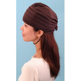 Kiyota Head Guard for Going Out, E Type, Brown, Size M