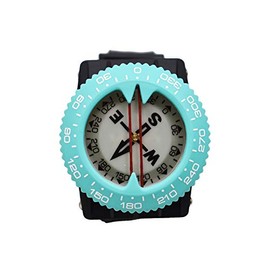 Scuba Choice Diving Deluxe Wrist Compass, Tiffany Teal