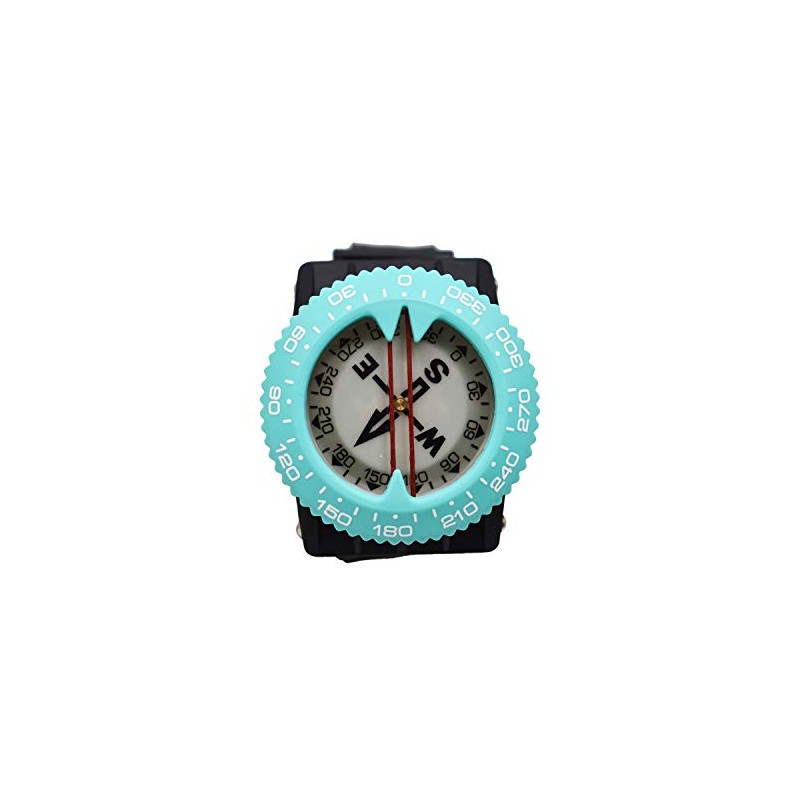 Scuba Choice Diving Deluxe Wrist Compass, Tiffany Teal