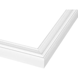 anozie 16x16 Picture Frame White, Display Pictures 12x12 with Mat or 16x16 Without Mat