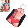 QANYEGN 3D Waterproof Funny Apron, Sexy Man and Woman Cooking