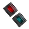 Pair of IP66 Signal Lamp Red Green LED Navigation Warning