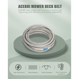 ACEBRI PTO Clutch Belt for John Deere 737 757 Zero Turn Mower belt for John Deere TCU16907 mower belt for Cub Cadet 230-0536 7-078316 for Stens 265-636 Mower Deck Belt