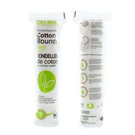 Delon 100% Cotton Rounds, New and Improved Premium Quality Softer Edges, 9x100 Count