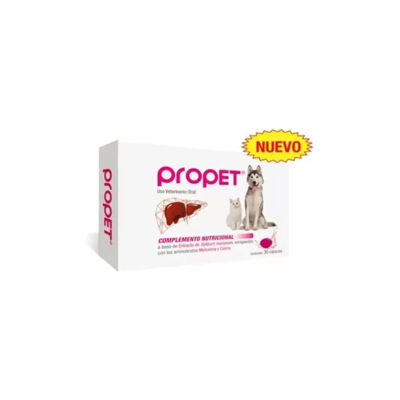 2 Propet Suplemento Para Perros/gatos Hepatoprotector 30 Cap