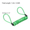 TOP-VIGOR 1Pcs Security Steel Cable 3.5mm x 1.2m / 3.94ft