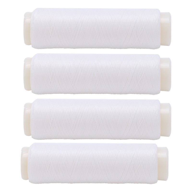 4pcs 100/200m Invisible Nylon Fishing Rubber Band Line High Elastic