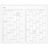 Greeting Life Noritake Planner 2026 B6 Slim Monthly Hardcover White