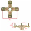 Caltric Rear Axle Wheel Hub for Yamaha Raptor 660R YFM660R