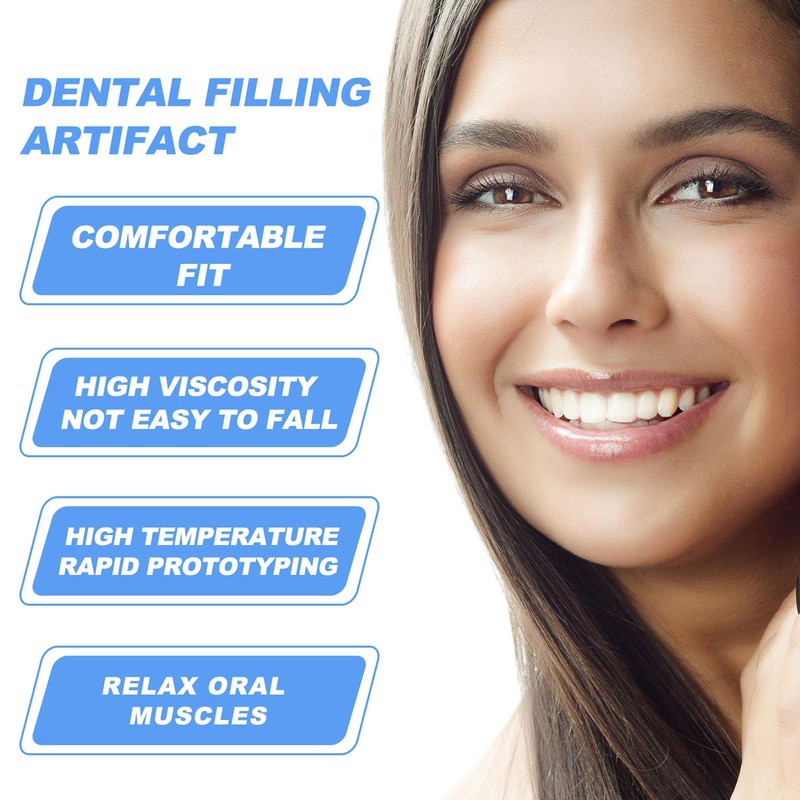 Temporary Tooth Repair Kit, Moldable Filling for Temporary Tooth Repair