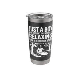 Kayaker Humor And Kayaking Canoe and Paddle for Men Stainless Steel Insulated Tumbler