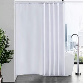 Furlinic Shower Curtain, Bathroom Curtain For The Bathtub, Textile Bath Curtain