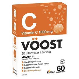 Voost Vitamin C Effervescent 60 Pack Exclusive Size