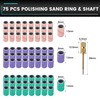 AM ARROWMAX 75Pcs Sanding Drums Kit, 80 120 180 Grit