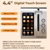 2 Slice Touch Screen Toaster with Wide Slots Stainless Steel