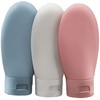ZALUJMUS Travel Bottle, 3 Pcs Leak Proof Refillable Squeezable Containers
