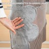 2 Pzs Mandil Delantal Impermeable Ajustable Para Chef Mesero Negro/café