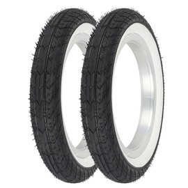 PRO+ Tires 12 1/2 x 2 1/4 Black/White P-1193 Pair (2 PCS)