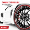 All-Fit Rim Trim Wheel Protection Strips for Curb Rash Prevention