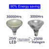 25W PAR38 LED Flood Light,250W PAR38 Halogen Bulb Equivalent,Daylight White,Full