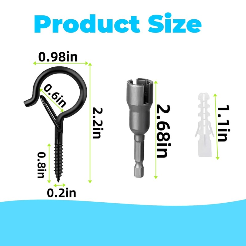 Uiivup 10Pcs Q-Hooks with seat Belt Buckles, Suitable for Hanging