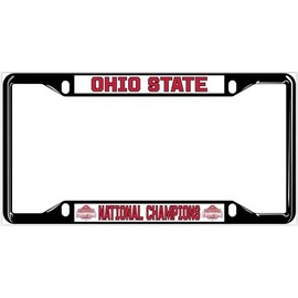 Ohio State Tag Frame 2024 National Championship BW