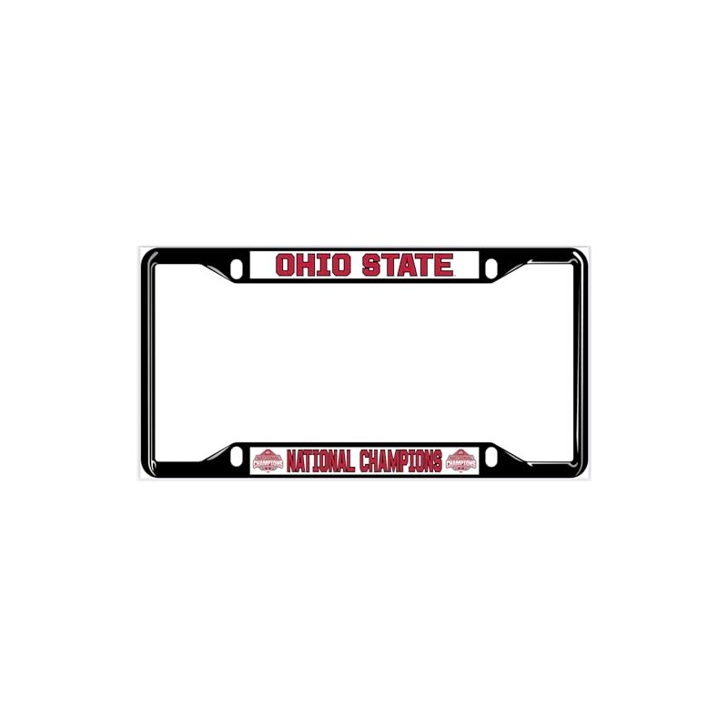 Ohio State Tag Frame 2024 National Championship BW