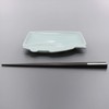 Hasamiyaki 303344C501 Fish Plate (Toto Plate), Square Plate, Celadon
