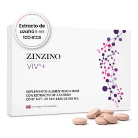 Zinzino | Viv^+ | Extracto De Azafrán, Magnesio, Vitamina C Sin Sabor