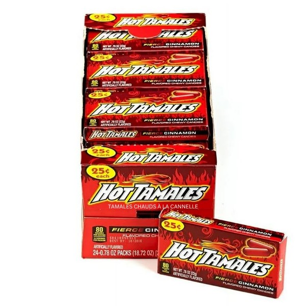 VALUBNDL: HOT TAMALES Candy - Snack Size Travel Boxes -