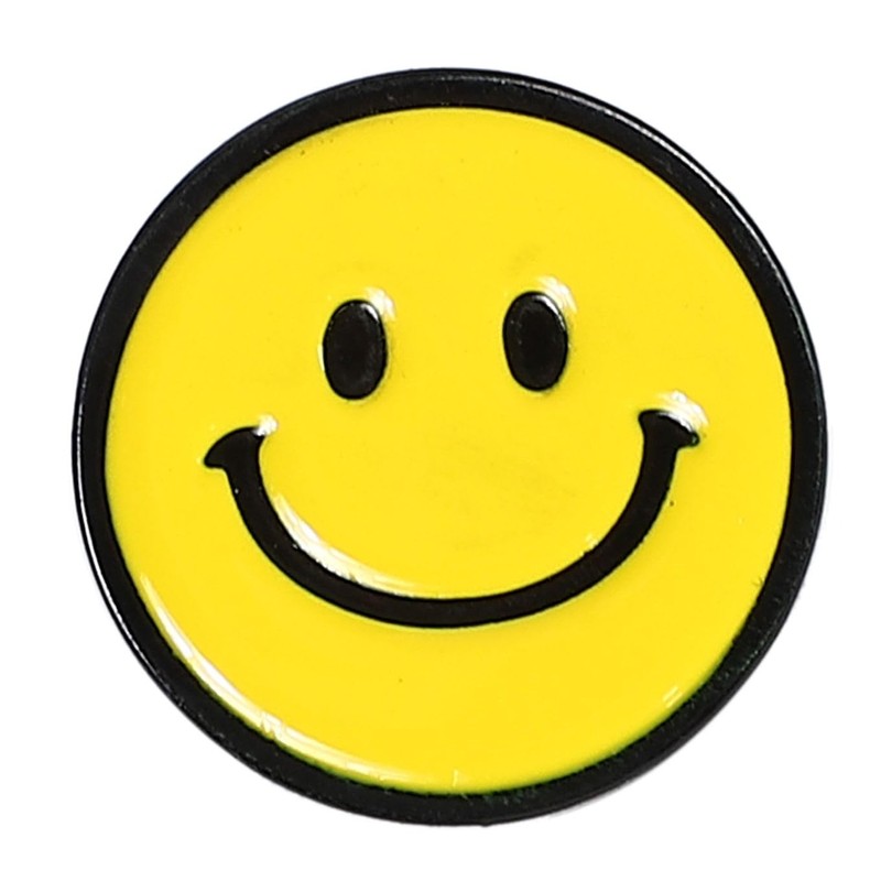 Don Flyee C0077 Smile Mark Niko-chan Cute Funny Pin Badge
