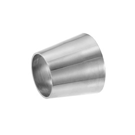 Hihaha Car Mandrel Exhaust Bend Elbow Pipe 304 Stainless Steel Concentric Reducer 1.5" OD to 2" OD 1pcs Durable Material