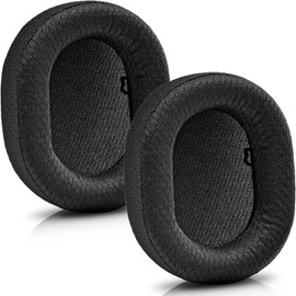 HS65 Ear Pads - TRANSTEK Replacement Ear Cushion Compatible with HS65 Headset, Soft I Comfortable I Thicker Memory Foam (Breathable Mesh)