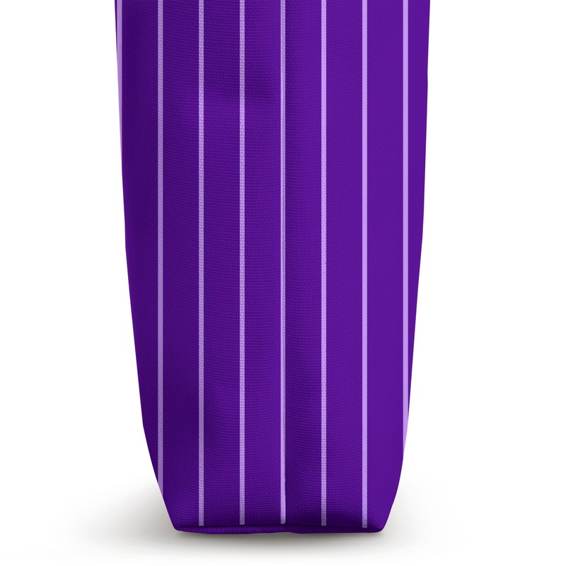 Classic, Purple, Striped Design Pattern Tote Bag