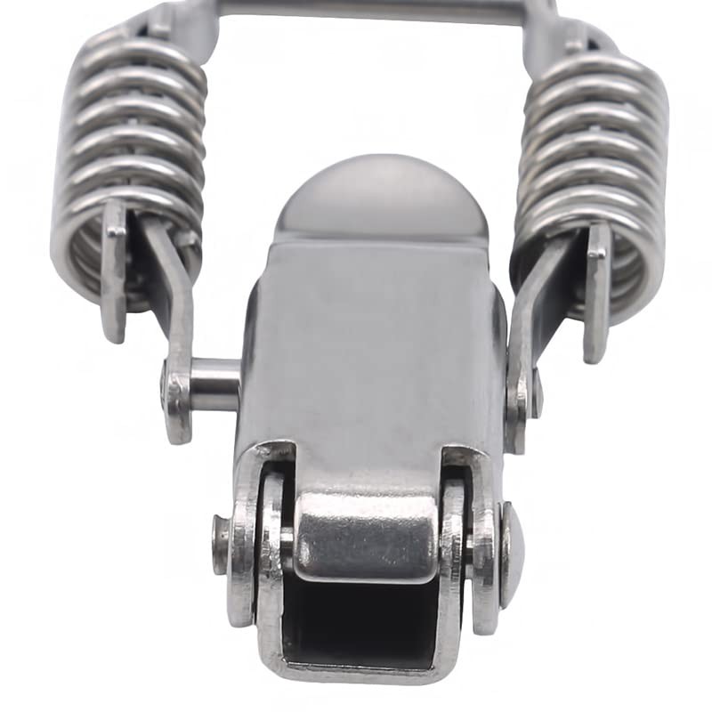 2Pcs 90 Degre Stainless Steel 304 Double Spring Loaded Suitcase