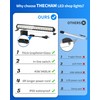 THECHAM IP66 Waterproof 45W LED Shop Lights, 5400LM 6000K Daylight