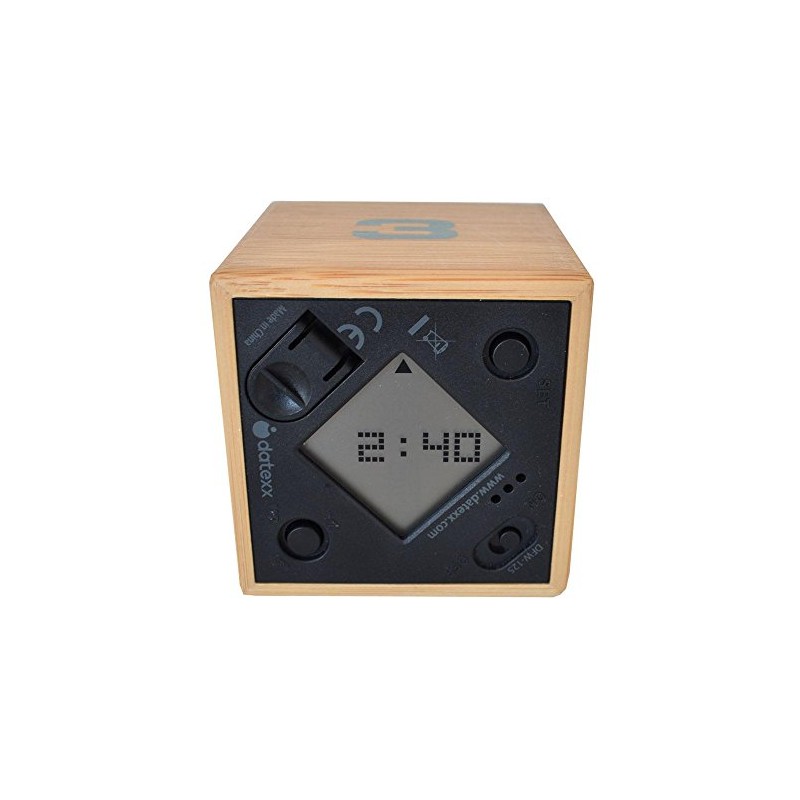 Miracle TimeCube - Natural Bamboo Wood, 1-4 Minute Timer for