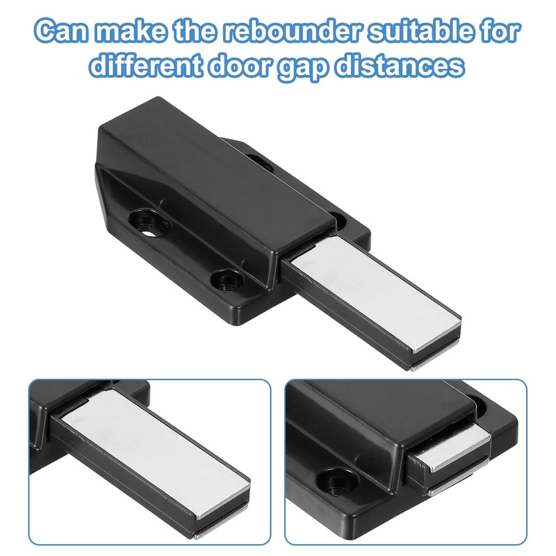 sourcing map 2 Pcs Magnetic Push Latches for Cabinet Door,