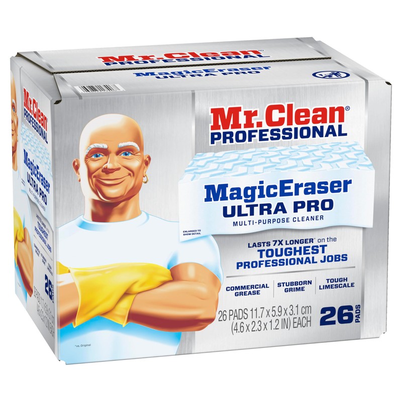 P&G Professional Mr. Clean Magic Eraser, Multi-Purpose Cleaner, 26 Count,