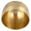 Brass Tea Cup Exquisite Embossed Patterns Retro European Small Coffee