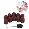 Pack of 10 Nail Art Sanding Caps, Special Nail Head