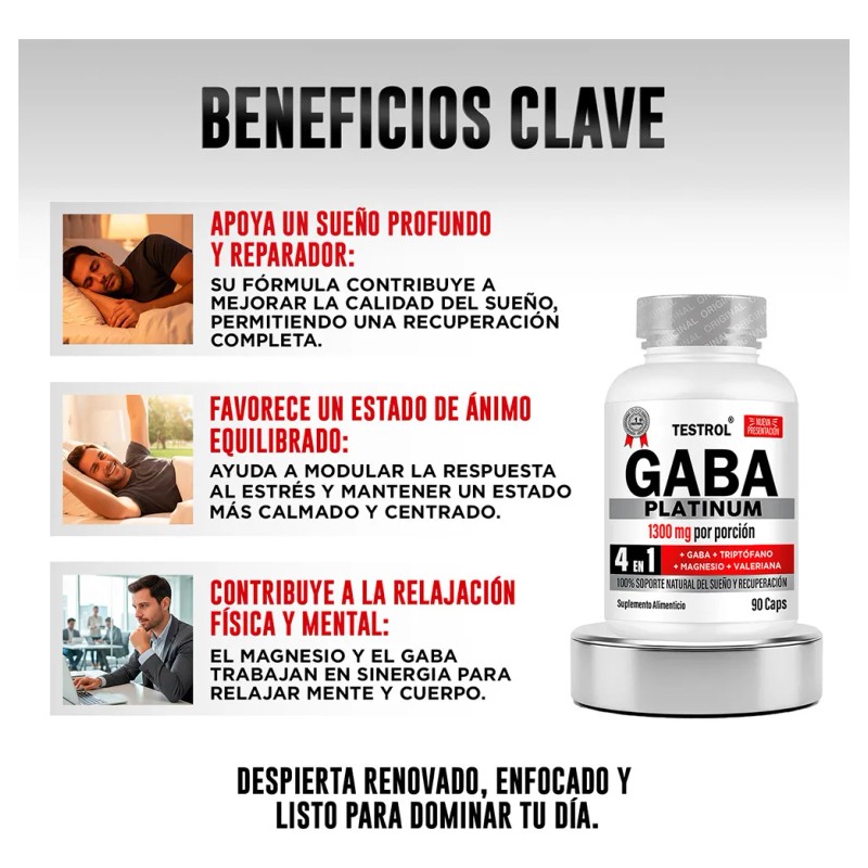 Gaba Platinum Testrol Combo Duo 90 Capsulas Cu Cpsulas