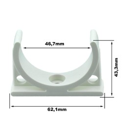 2 x External Water Filter Holder for Fridge SBS. Wall Mount for Filter Holder Clips for Fridge Filter