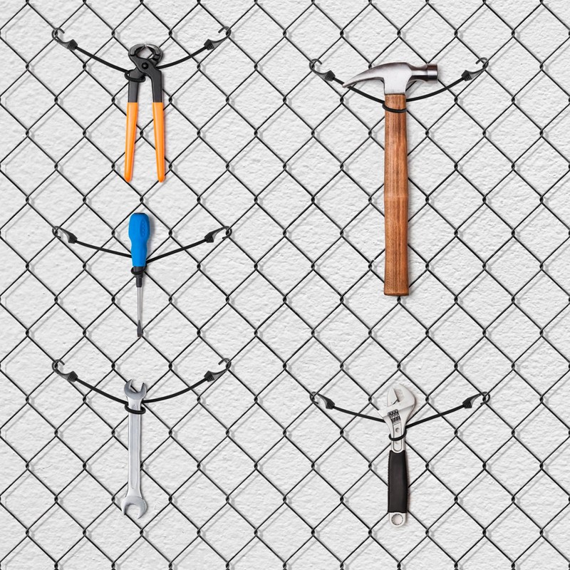 Bungee Cords with Hooks 4 Inch, 20 PCS Short Bungee